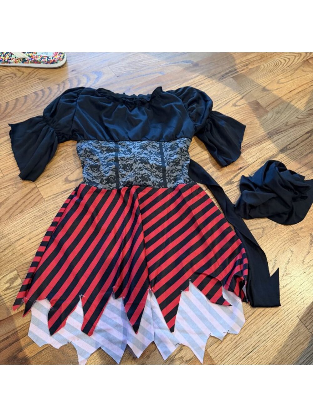 Buccaneer Beauty Girls Pirate Halloween Costume Medium 8-10